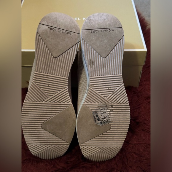 Soft Pink Michael Kors Willis Stretch Knit Trainer - Picture 5 of 5